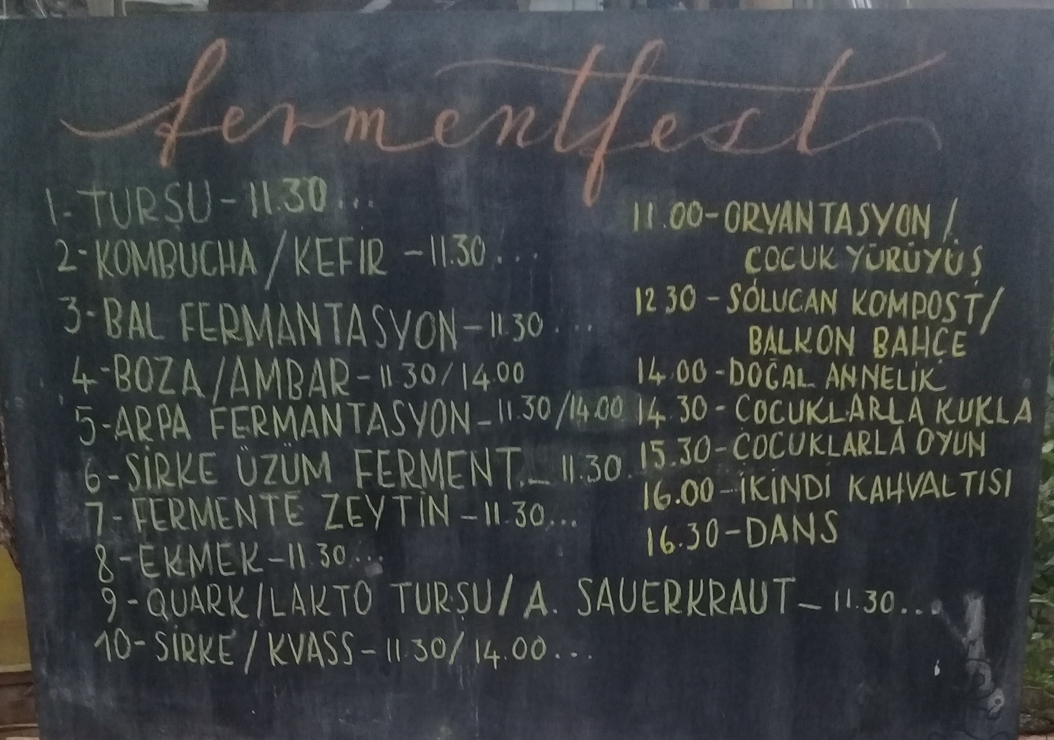 Çoluklu Çocuklu Bir Festival Ferment Fest